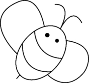 Bee 01 - Coloriages - 10doigts.fr