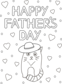 Father's Day 01 - Coloriages - 10doigts.fr