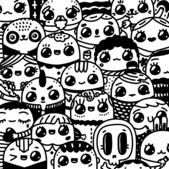 Kawaii1 - Coloriages - 10doigts.fr