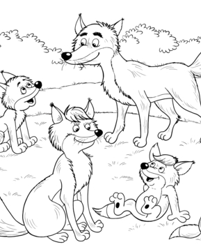 Forest animals 5 - 10doigts.fr