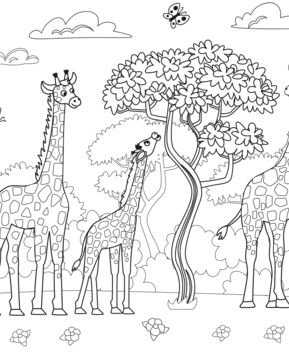 Savannah-animals12 - 10doigts.fr