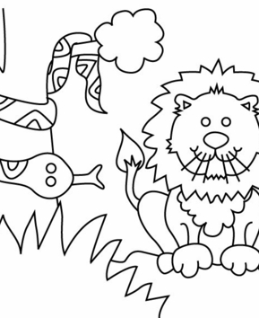 Lion and Serpent01 - 10doigts.fr