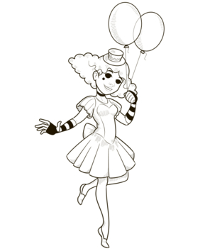 Circus clown - 10doigts.fr
