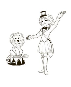 Circus animal trainer - 10doigts.fr
