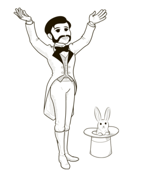 Circus magician - 10doigts.fr