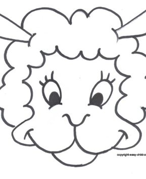Sheep mask - 10doigts.fr