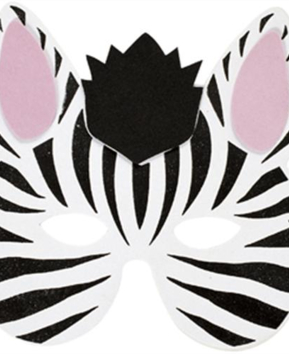 Zebra mask - 10doigts.fr