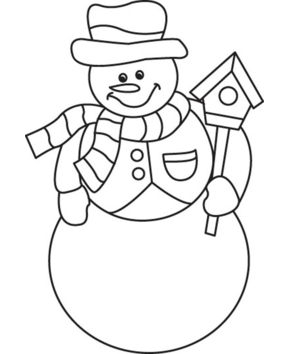 Snowman 02 - 10doigts.fr