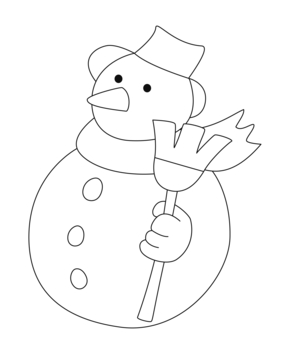 Snowman 34 - 10doigts.fr