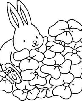 Flowers and Rabbit 02 - 10doigts.fr