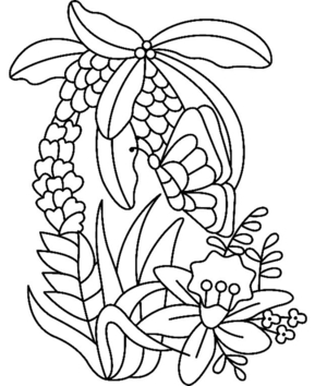 Flores y mariposas 06 - 10doigts.fr