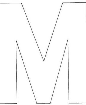 M mayúscula - 10doigts.fr