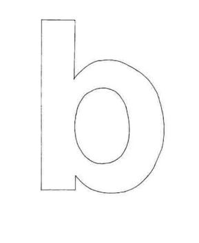 b minúscula - 10doigts.fr