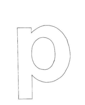 p minúscula - 10doigts.fr