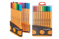 Stabilo Point 88 (Fine Tip) - 20 Colors - 1 - Fine Tip Markers - 10doigts.com - Fine Tip Markers - 10doigts.fr