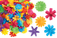 Flores de fieltro - Flores y hojas decorativas - 10doigts.fr