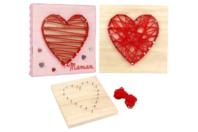 Heart String Art Kit - 0 - String Art - 10doigts.com - String Art - 10doigts.fr