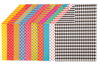 Geometric Pattern Papers, A4 - 20 Sheets - 1 - Patterned Papers - 10doigts.com - Patterned Papers - 10doigts.fr
