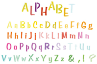 Alphabet Stencil - Alphabet Stencils - 10doigts.fr