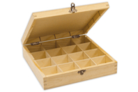 Caja de madera a 16 compartimentos - Cajas de madera - 10doigts.fr