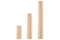 Tijas redondas de madera de 4 mm - Accesorios en madera - 10doigts.fr