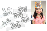 6 coronas animales - Coronas y Sombreros para Carnaval: Manualidades para Niños - 10doigts.fr