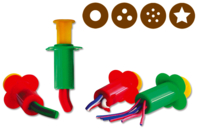 Set de 4 Pistones de extrusión - Herramientas de Modelado - 10doigts.fr
