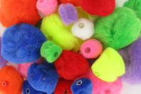 Pompones, colores y tamaños surtidos - Pompones para manualidades creativas - 10doigts.fr