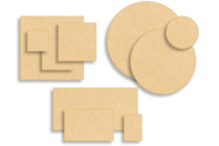 Soportes de platos de madera MDF - Soportes Mosaicos - 10doigts.fr