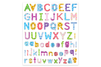Alphabet Letter Stickers - 67 pcs - 1 - Alphabet Stickers, Messages - 10doigts.com - Alphabet Stickers, Messages - 10doigts.fr