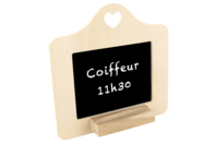Heart-Shaped Slate Frame with Chalk Holder - 1 - Wooden Chalkboards - 10doigts.com - Wooden Chalkboards - 10doigts.fr