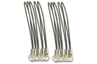 Black Gri-Gri Attachments - 10 Pieces - 1 - Keychains - 10doigts.com - Keychains - 10doigts.fr