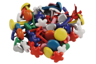 Assorted brads - 50 pieces - 1 - Brads and Eyelets - 10doigts.com - Brads and Eyelets - 10doigts.fr