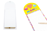 Magnetic Cardboard Notepads - 4 Pieces - 1 - Notebooks - 10doigts.com - Notebooks - 10doigts.fr