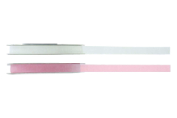 Organza Ribbon - White and Pink - 1 - Ribbons and Bias - 10doigts.com - Ribbons and Bias - 10doigts.fr