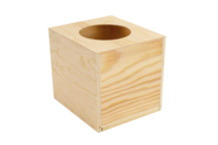 Caja de pañuelos cúbica de madera - Cajas de madera - 10doigts.fr