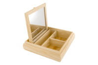 Mirror Jewelry Box - 1 - Wooden Boxes - 10doigts.com - Wooden Boxes - 10doigts.fr