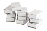 White Cardboard Matchboxes - 10 Pieces - 1 - Cardboard Boxes and Baskets - 10doigts.com - Cardboard Boxes and Baskets - 10doigts.fr
