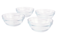 Glass Bowls 20 cl - 4 Pieces - 1 - Glass Supports - 10doigts.com - Glass Supports - 10doigts.fr