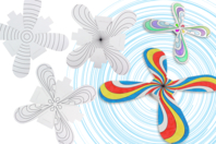 Coloring Boomerangs - 3 Pieces - 1 - Coloring Supports - 10doigts.com - Coloring Supports - 10doigts.fr
