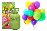 Disposable Helium Balloon Kit for 30 Balloons - 1 - Balloons, garlands, streamers - 10doigts.com - Balloons, garlands, streamers - 10doigts.fr