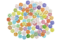 Decorative Wooden Buttons - 300 Pieces - 1 - Buttons - 10doigts.com - Buttons - 10doigts.fr