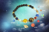 pulsera planeta - Litoterapia / Pulsera de chakras - 10doigts.fr