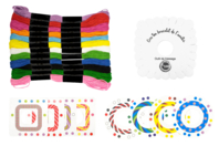 Kumihimo Kit for Making Bracelets - 1 - Cotton Thread, Skein - 10doigts.com - Cotton Thread, Skein - 10doigts.fr