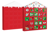 Advent Calendar in Sturdy Card + Stickers - 1 - Advent Calendars - 10doigts.com - Advent Calendars - 10doigts.fr
