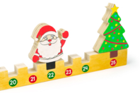 calendario padre noel y árbol - Calendarios de Adviento - 10doigts.fr