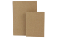 White Notebook, Kraft Cover - 1 - Albums and Notebooks - 10doigts.com - Albums and Notebooks - 10doigts.fr