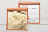 Gold or Silver Foil Sheets - 25 Sheets - 1 - Metallic Papers - 10doigts.com - Metallic Papers - 10doigts.fr
