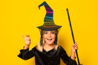 Scratch Witch Hats - 6 Pieces - 1 - Halloween Craft Kits - 10doigts.com - Halloween Craft Kits - 10doigts.fr