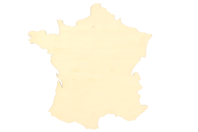 Wooden Map of France - 1 - Wooden Shapes - 10doigts.com - Wooden Shapes - 10doigts.fr